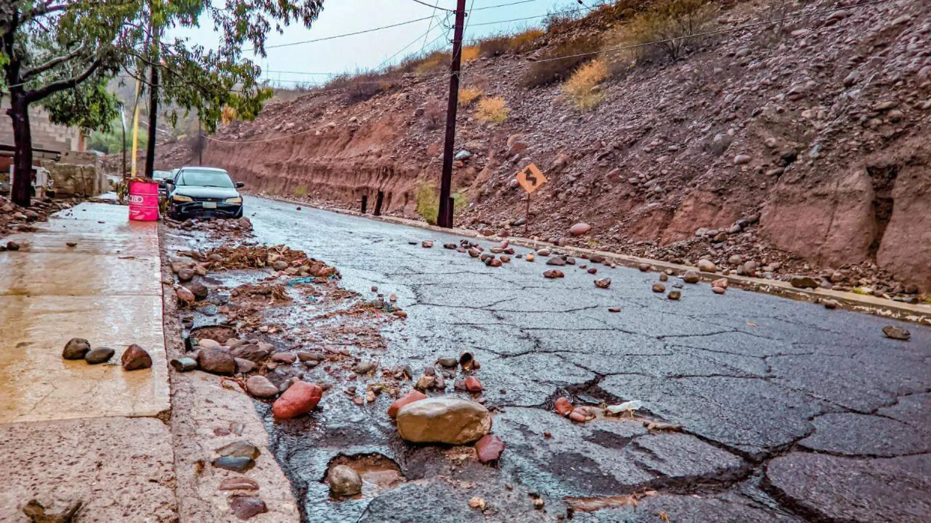 Obras caminos mulege